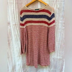 Vestido preppy americano Lauren vintage talla 3x talla pequeña mezcla de lino Lauren Ralph Lauren - Imagen 1 de 6
