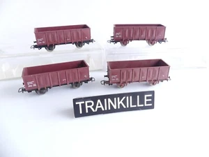 JOUEF 4 WAGONS TYPE TOMBEREAU A ESSIEUX SNCF 98 MM - Foto 1 di 3