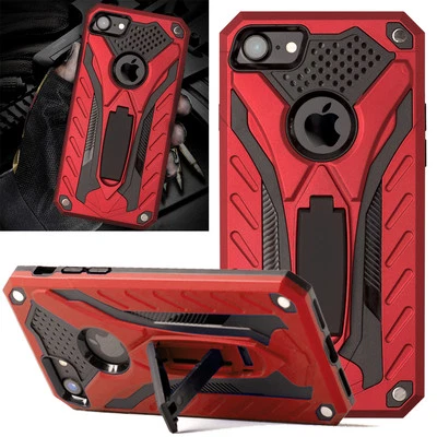 Custodia per IPHONE 8/7/6/ Plus / XR/XS /11 /12/ Max Protezione Bi-Materiale - Immagine 1 di 4