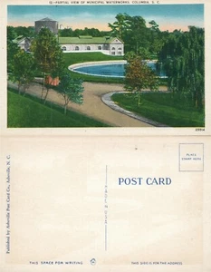 COLUMBIA S.C. MUNICIPAL WATER WORKS VINTAGE POSTCARD - Picture 1 of 1