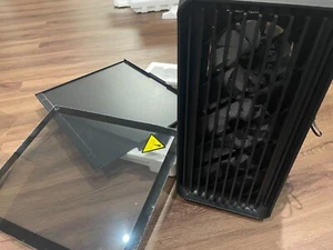 Czarna obudowa komputera do gier Mid Tower, fabrycznie zainstalowana 4XFan ROZMIAR: 8 X 17X 15 #05B - Zdjęcie 1 z 15
