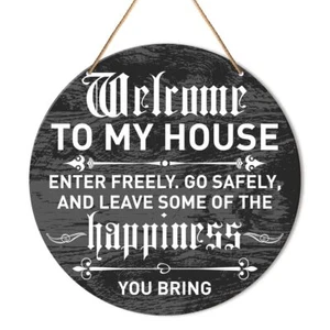 Witch Signs for Front Door Witchy Hanging Sign Decor Halloween Wall Decoratio... - Picture 1 of 5