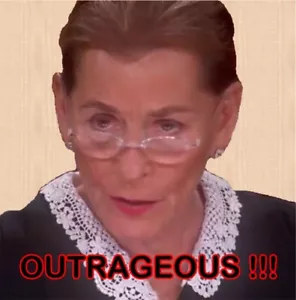 Judge Judy - Calamita per frigorifero OLTRAGGIOSA - Foto 1 di 1