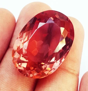 Lose Edelstein Quarz Farbwechsel 48,35 ct ovale Form zertifiziert - Bild 1 von 6