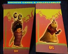 2001 Topps Disney Pixar Monsters, Inc. Pop-Up Insert Card #3 & 6