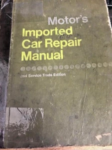 Motor's Imported Car Repair Manual - Picture 1 of 3