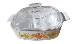 Corning Ware Spice of Life A1B 1 Quart Casserole Dish with Glass Lid A7C - Picture 1 of 6