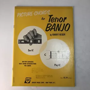 Accordi quadro vintage per banjo tenore di Harry Reser Remick Music Corp 1960 NOS - Foto 1 di 4