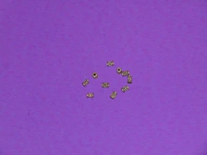 Cuentas de tubo de barril de plata tailandesa de colección de 5,5 mm x 4,1 mm .925 probadas 10 piezas nuevas en stock - Imagen 1 de 9