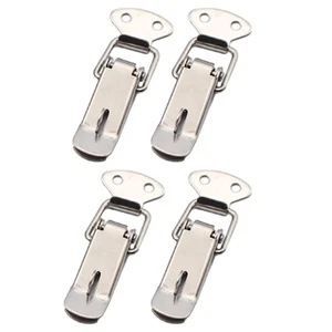 Clamp Clips 4PCS For Boxes Heavy Duty Loaded Enclosures Stainless Steel - Picture 1 of 12