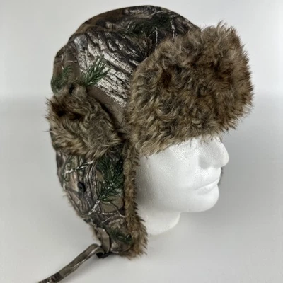 Sombrero de invierno camuflado XL Hot Shot Thinsulate adulto con orejeras Realtree Foto 1 de 4
