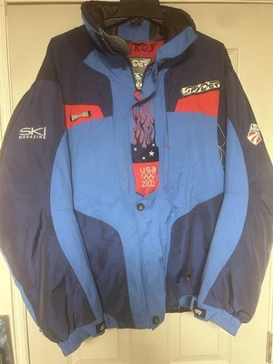 Very Rare Vintage 2002 Spyder US Ski Team “Spiderman” Jacket Mens Size Large - Image 1 of 4