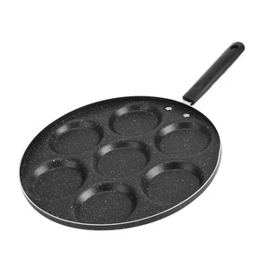 7 Holes Nonstick Frying Pan Egg Burger Mold Kitchen Cookware Tool - Picture 1 of 12