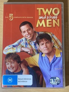 Two and a Half Men Complete Season 5 Fifth Series Five (DVD 3-Disc 2007) R4 - Picture 1 of 4