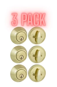 Pernos de latón pulido monocilíndrico 3PK Defiant - Imagen 1 de 5