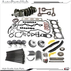 Kit de revisión de reconstrucción de motor 2,4 L G4KJ - Cigüeñal y barras de con para HYUNDAI KIA - Imagen 1 de 58