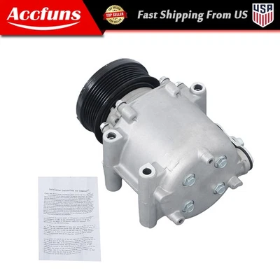 Compresor de aire acondicionado con embrague para Mercury Grand Marquis 2003-2004 2005 CO 2486AC Foto 1 de 4