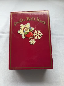 Vintage Weihnachten animiertes singendes "Jingle Bell Rock" Buch - Weihnachtsmusik - Bild 1 von 7