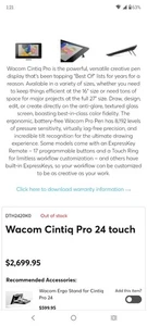 Wacom Cimtiq Tablet LCD Model # DTH-2420 z wytrzymałym stojakiem Ergo (używany) - Zdjęcie 1 z 9