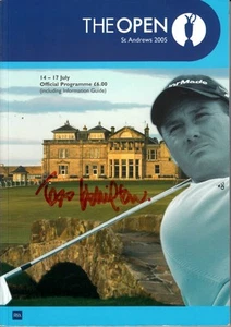 Cink Curtis Daly Sergio Harrington Love O'Meara signed 2005 British Open program - Picture 1 of 9
