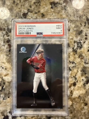 2023 Bowman Chrome Druw Jones Spotlights #BS2 PSA 9 (62) Diamondbacks - Image 1 of 2