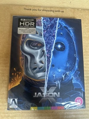 Jason X (2002) Limited Edition 4K UHD Blu-ray New & Sealed With Slipcase - Image 1 of 4