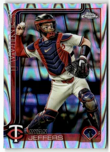 2025 Topps Chrome MLB No. 65 Ryan Jeffers Raywave Refractor - Bild 1 von 2