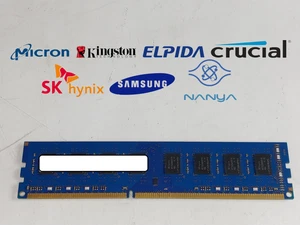 Lot of 10 Major Brand 4 GB PC3-12800 (DDR3-1600) 2Rx8 DDR3 Desktop RAM - Picture 1 of 6