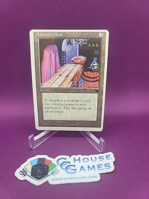 MTG Ashnod's Altar Misprint Miscut Off Center Grey Border Chronicles *CCGHouse* - Image 1 of 4