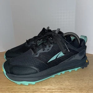 Altra Lone Peak 9+ Trail Running Shoes - Women's Teal/Black size 7.5 - Picture 1 of 19