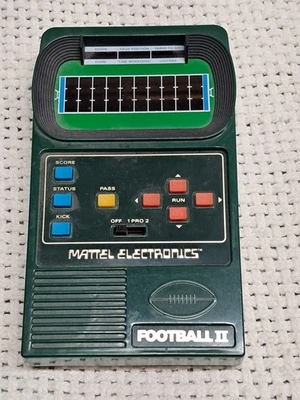 Vintage Mattel Classic Football 2 Electronic Handheld Game 2002 New batteries - Image 1 of 3