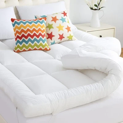COMFY HOME Hotel Quality Mattress Topper 4"/ 10cm Thick Single Double King Super KingSize