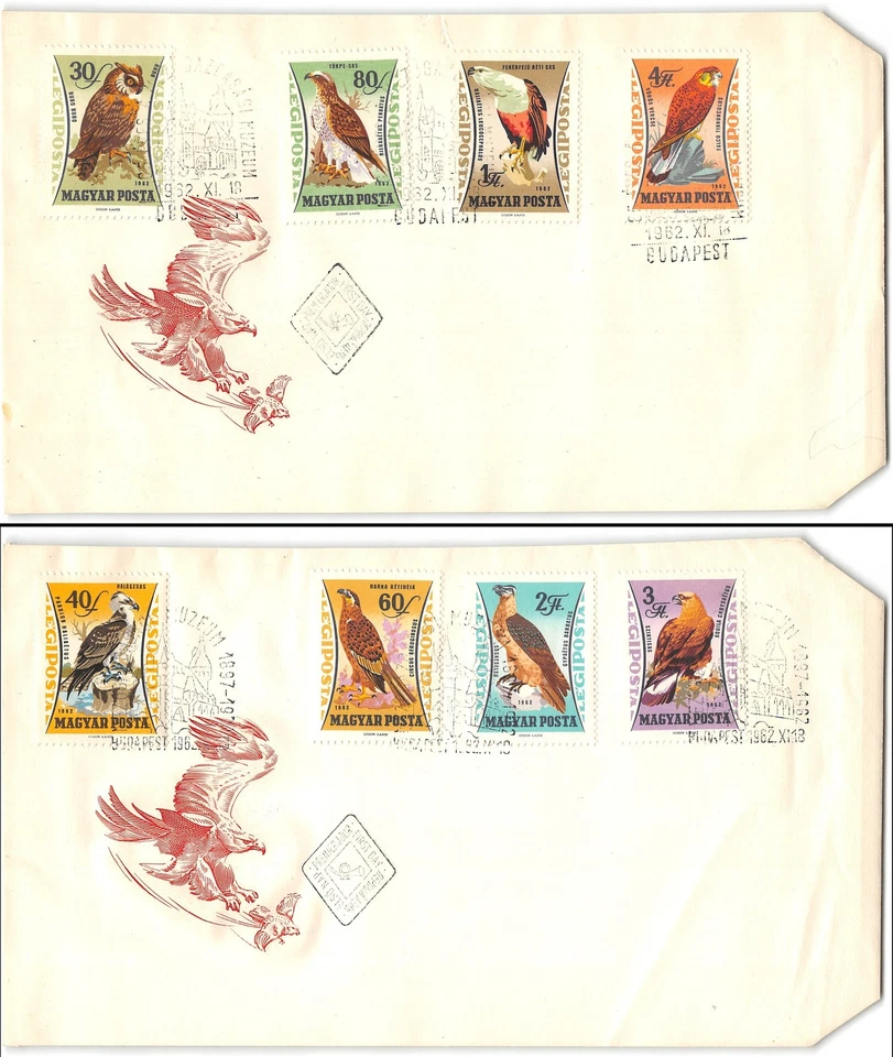 Hungary #C228-235 FDC, 1962 - Image 1 of 1