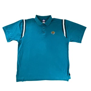 Ropa del equipo de la NFL Polo Jacksonville Jaguars para hombre en turquesa talla 2XL - Imagen 1 de 8