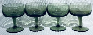 Lote de 4 ~ COPAS DE CHAMPÁN VERDE GORHAM ~ 8 oz EC!! - Imagen 1 de 12