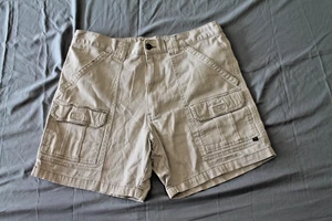 Pantalones Cortos Denali Para Hombres Talla 36 Caqui Bolsillos de Carga Exterior Senderismo Pesca Golf Algodón - Imagen 1 de 6