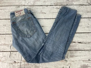 True Religion Blue Denim Section Straight Blue Jeans 30 - Picture 1 of 9