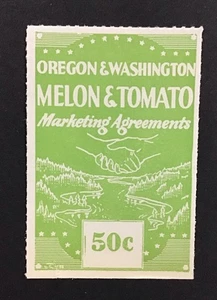 OREGON WASHINGTON MELON & TOMATO MARKETING AGREEMENTS,  (W61) - Picture 1 of 2