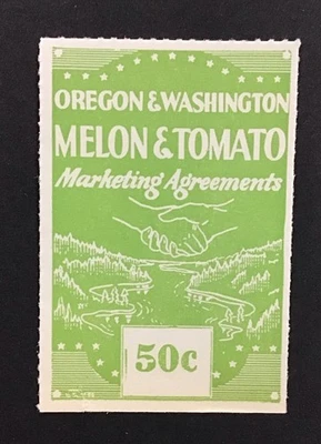 OREGON WASHINGTON MELON & TOMATO MARKETING AGREEMENTS,  (W61) - Image 1 of 2