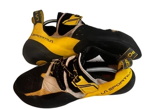 La Sportiva Solution Rock Climbing Shoes Mens Size 44 10.5 Vibram XS Grip 2 - Picture 1 of 10