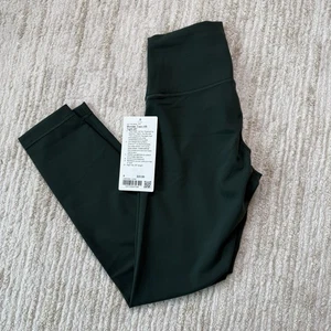 Lululemon Wunder Train HR Pant 25” - Legacy Green / Size 6 - Picture 1 of 4