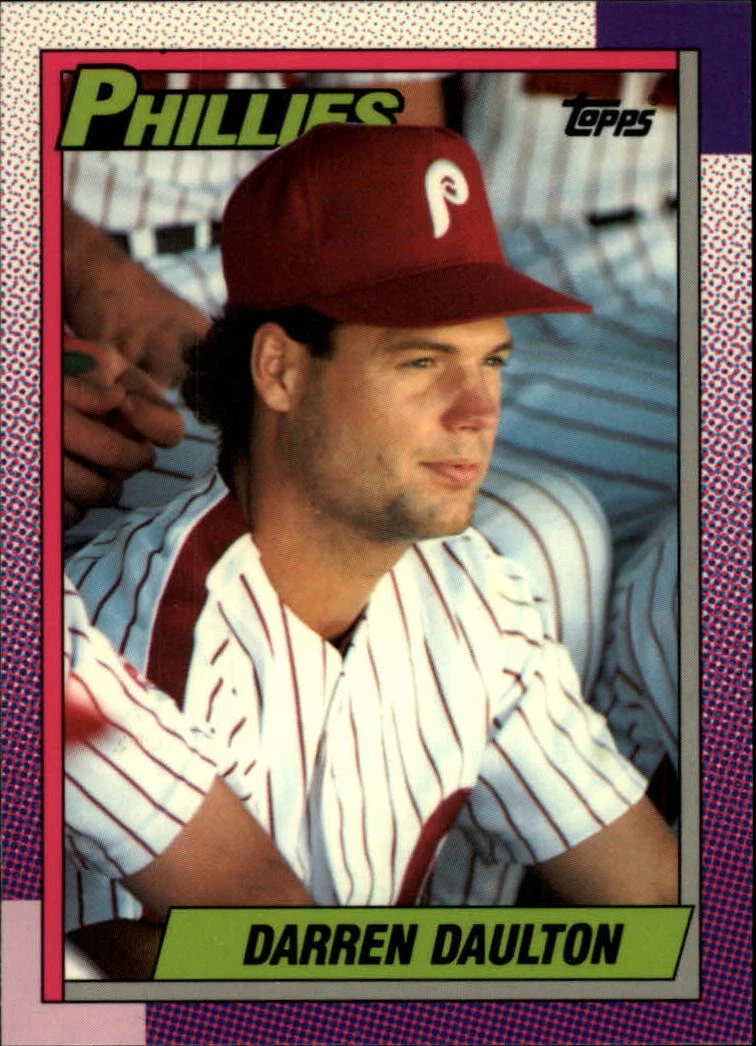 1990 (PHILLIES) Topps Tiffany #542 Darren Daulton /15000