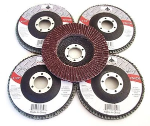 5 DISCHI FLAP GOLIATH INDUSTRIAL 4-1/2" 36 GRANA FD41236 RUOTA SMERIGLIATRICE ANGOLARE 4,5" - Foto 1 di 1
