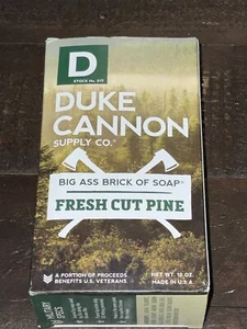 Pino de jabón Duke Cannon Big Ass ladrillo de corte fresco 10 oz - nuevo en caja - ENVÍO GRATUITO - Imagen 1 de 5