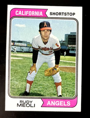 1974 Topps - #188 Rudy Meoli (RC) Unique Print Error One-Of-A-Kind - Image 1 of 3