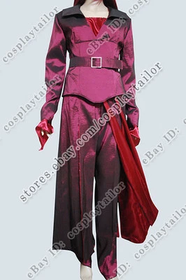  X-Men Cosplay Anime Jean Grey Costume Charming Classy Red Dress Halloween Vogue - Image 1 of 4