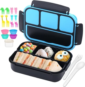 Bento Box for Kids Adults, School Toddler Lunch Box for Boys Girls, Lunch Box Co - Picture 1 of 11