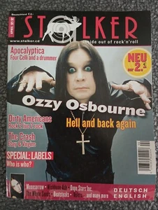 Stalker #4 Magazine Ozzy Oxbourne Apocalyptica Moonsorrow Dream Theater Exodus - Imagen 1 de 10
