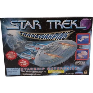 Star Trek Transwarping Starship Enterprise NCC-1701-D Playmates 16077 ~ 1996 VTG - Picture 1 of 13