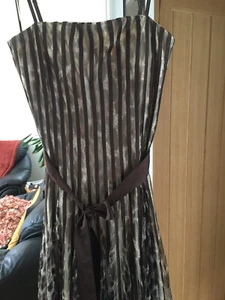 1 Roman Fabulous Damen Mesh Overlay Animal Print Kleid - Größe 18 - hervorragender getragener Zustand - Bild 1 von 7